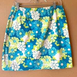 Lilly Pulitzer Floral Midi Skirt